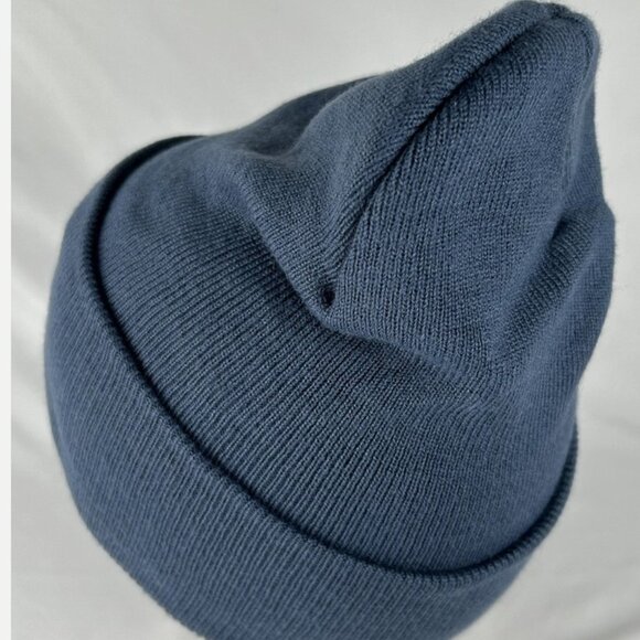 Unworn Crested Butte Colorado Blue Beanie Hat Cap Toboggan Stocking - Picture 3 of 4